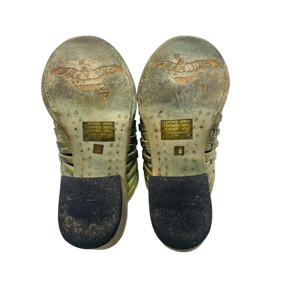 Freebird by Steven Sofia Mules Green Sage Womens Sz 6 - Picture 8 of 11